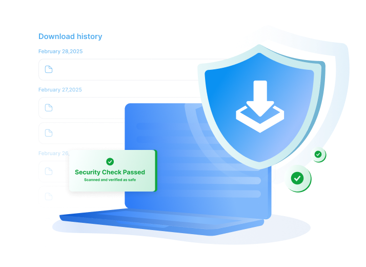 Safe Download Check Interface